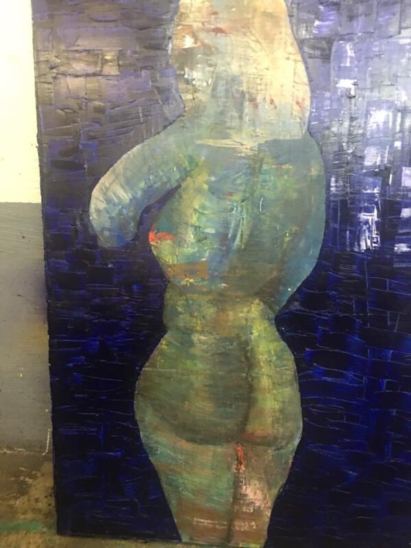 Mexican woman in blue - Bild 2