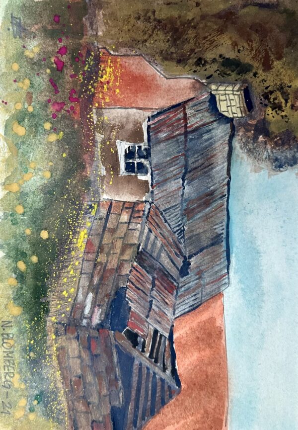 deserted house