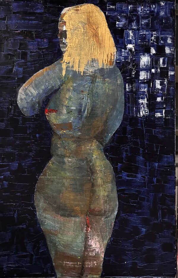 Mexican Woman in Blue