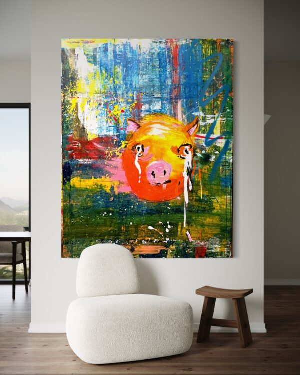 The Struggling Piglet